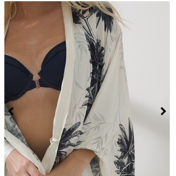 NWT Soma Sensual Front Close Lined Underwire Racerback Demi Bra 34 C Navy #0449 - Picture 13 of 13